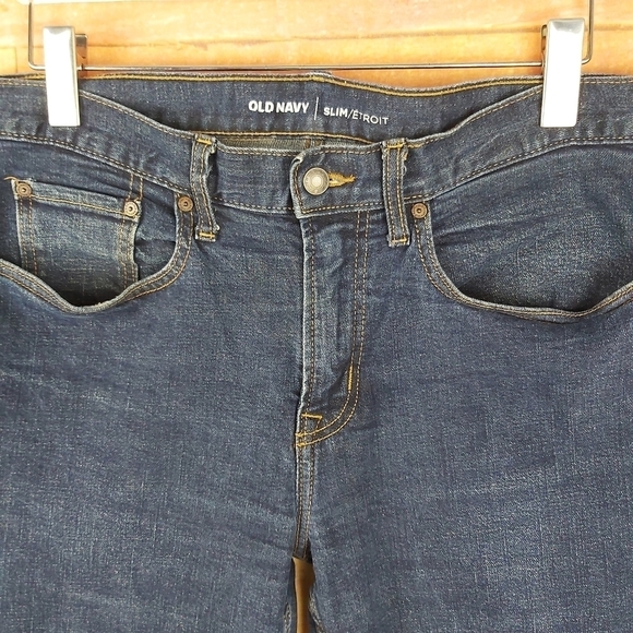 📣2/40$📣 OLD NAVY slim men's jeans size 34 - Picture 2 of 6